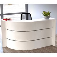 L-Theke Surround komplett weiß | 112 x 175 x 95 cm (HxBxT)