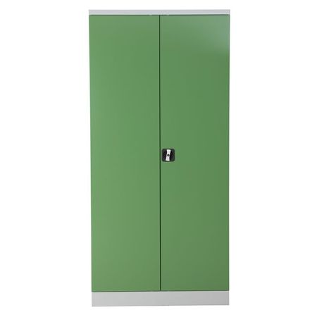  Staubsaugerschrank Stahlschrank grau gruen
