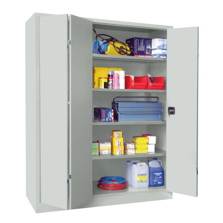 PAVOY Falttürenschrank | Werkstattschrank | 195 x 150 x 60 | mit 4 lackierten oder verzinkten Fachböden GROßE FARBAUSWAHL