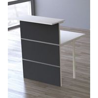 Erweiterungselement für alle Theken Surround anthrazit | 112 x 80 x 95 cm (HxBxT)