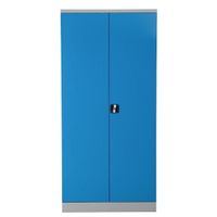 XL Werkzeugschrank | Werkstattschrank 195x92x50 GRAU/LICHTBLAU