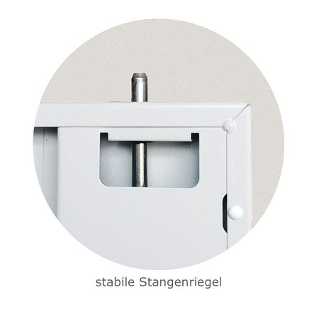 Riegel Stahlschrank Metallschrank Aktenschrank Büroschrank
