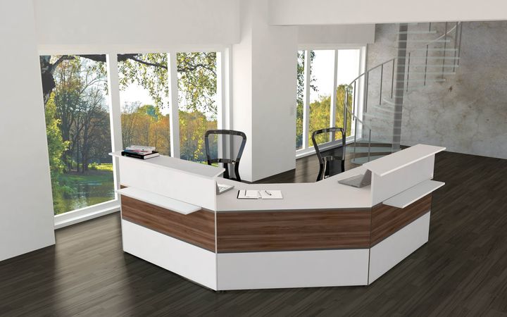 Sitztheke Empfangsmöbel Rezeption Anmeldung 