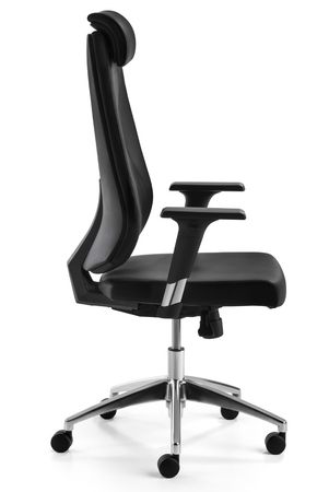 Bürostuhl mit der Artikelnr. DS-L-SM-SW-ALU