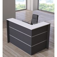 Ecktheke in L-Form anthrazit | 112 x 150 x 95 cm (HxBxT)