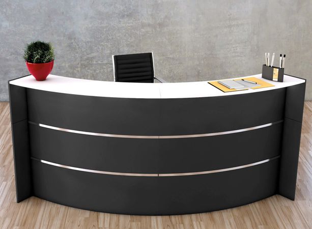 Bogentheke Surround anthrazit | 112 x 257 x 122
