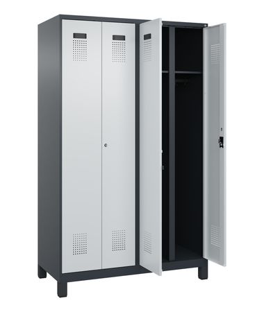 C+P Schwarz-Weiß-Spind Evolo PLUS