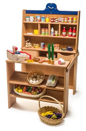 Spielkaufladentheke