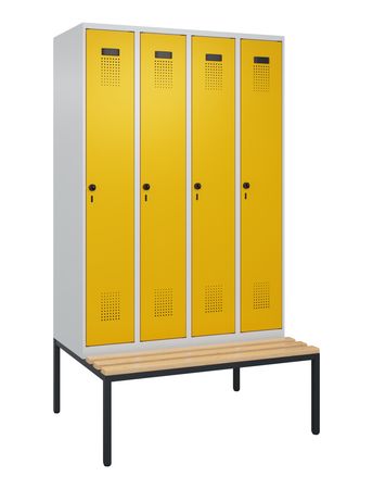 C+P Spind Evolo PLUS Bank 4 Abteile 2120x1200x8