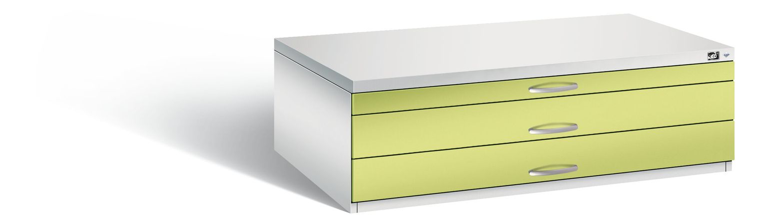 Fachablageschrank grün