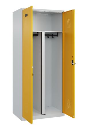 C+P PSA Schwarz-Weiß-Spind Evolo PLUS