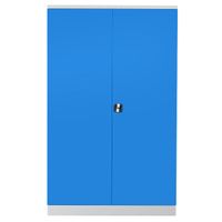 BIG BOX Stahlschrank 195x120x42 GRAU/LICHTBLAU
