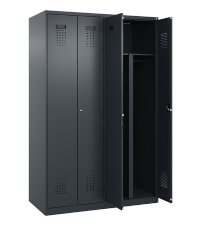 C+P PSA Schwarz-Weiß-Spind Evolo PLUS