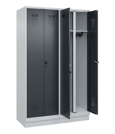 C+P Schwarz-Weiß-Spind Evolo PLUS