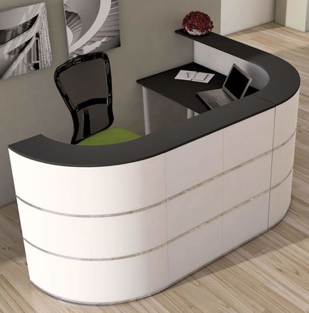 Bogentheke Flair 6 | 110 x 260 x 180 bzw. 80 cm (HxBxT)