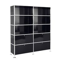 Büroregal | Aktenregal | Highboard 5 / 2 mit 4 Klapptüren