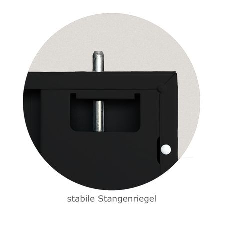 Zwei-Punkte-Verriegelung Schwerlastschrank Stahlschrank Flügeltürschrank Werkzeugschrank