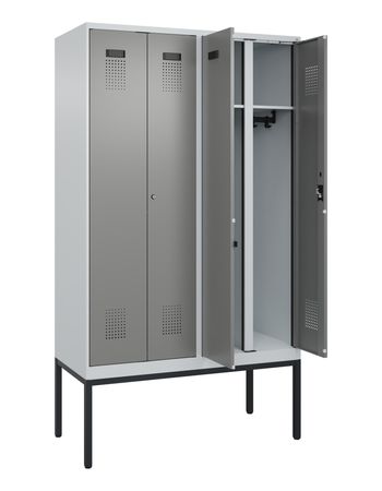C+P Schwarz-Weiß-Spind Evolo PLUS