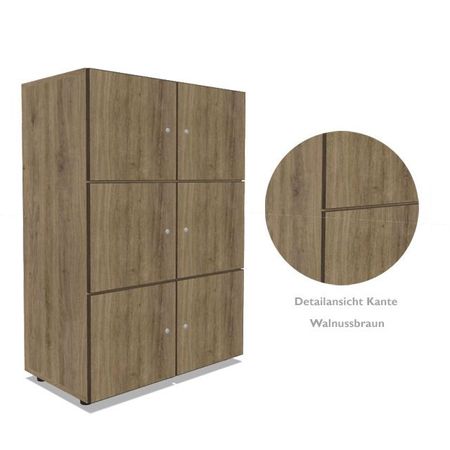 Büroschrank Sekretariat Postverteilschrank Schule Holzschrank Schließfachschrank