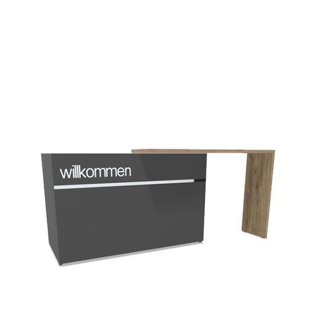 Empfangstheke Empfangstresen Counter Schreibtisch PC-Arbeitsplatz Eingangsbereich