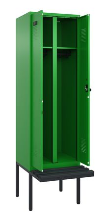 C+P Schwarz-Weiß-Spind Evolo PLUS