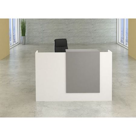 Empfangstheke Grafitwhite | 110 x 160 x 84 cm (HxBxT)