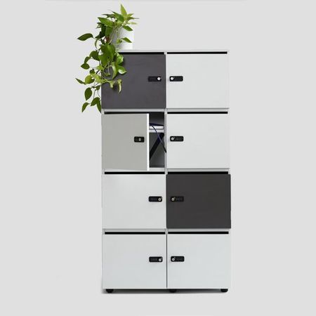 Farbauswahl Schließfachschrank aus Holz