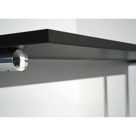 Unterseite Tischplatte Chromeline Winkeltisch