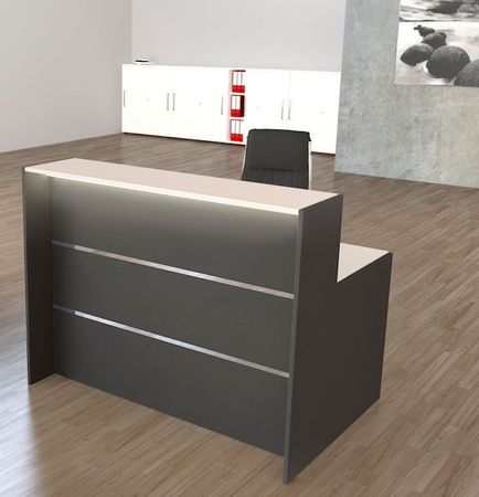 Lineartheke anthrazit | 112 x 140