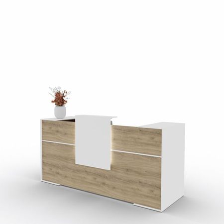 Empfangstresen Empfangstheke Leo Rezeption Anmeldung Counter Holztheke 