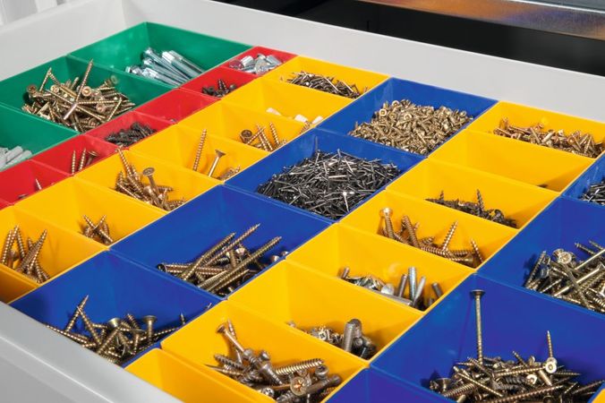 Schubladeneinteilungen Kunststoffkästen für Kleinteile