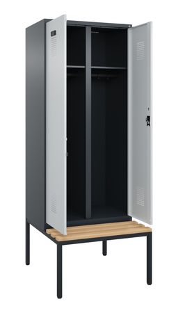 C+P Schwarz-Weiß-Spind Evolo PLUS