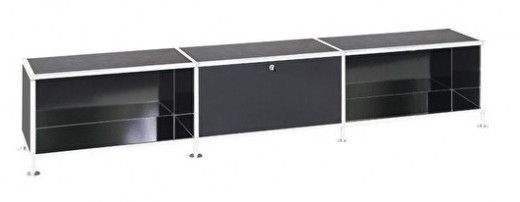 Büroregal | Aktenregal | Lowboard 1 / 3 mit einer Klapptür