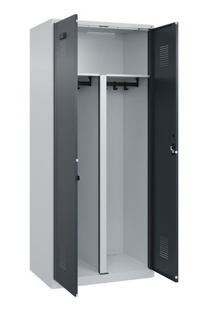 C+P PSA Schwarz-Weiß-Spind Evolo PLUS