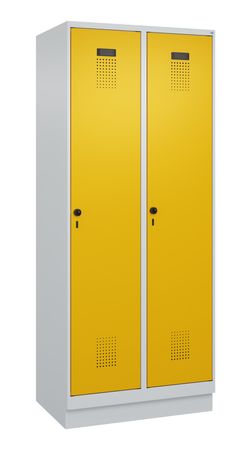 C+P Spind Evolo PLUS mit Sockel 2 Abteile 1950x