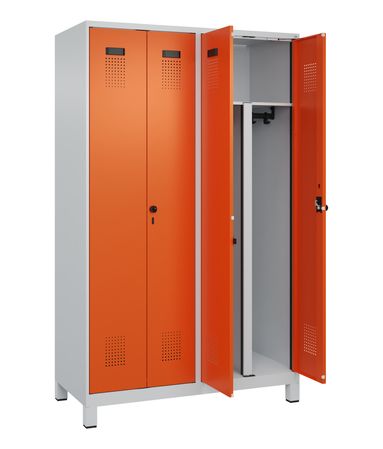 C+P PSA Schwarz-Weiß-Spind Evolo PLUS