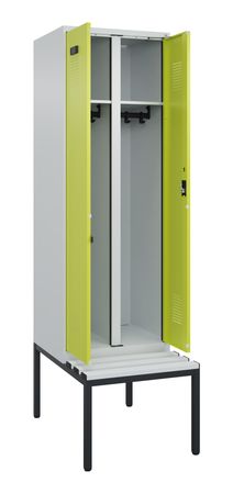 C+P Schwarz-Weiß-Spind Evolo PLUS