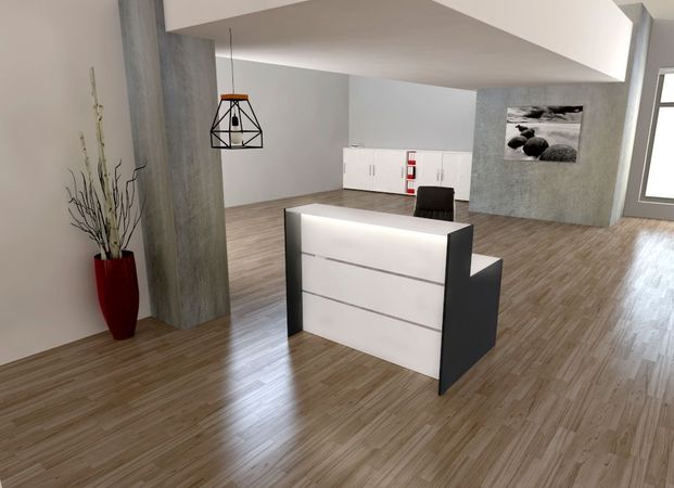 Anmeldung Rezeption Thekenelement  Empfangstheken Ladenausstattung