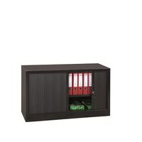 Aktenschrank | Rolladenschrank 75x120x46 SCHWARZ