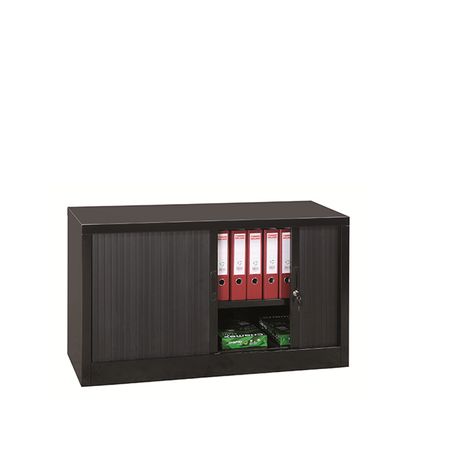 Aktenschrank | Rolladenschrank 75x120x46 SCHWARZ