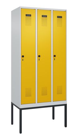 C+P Spind Evolo PLUS Gestell 3 Abteile 2120x900