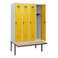 C+P Spind Evolo PLUS, Bank, 4 Abteile, 1950x1200x815mm