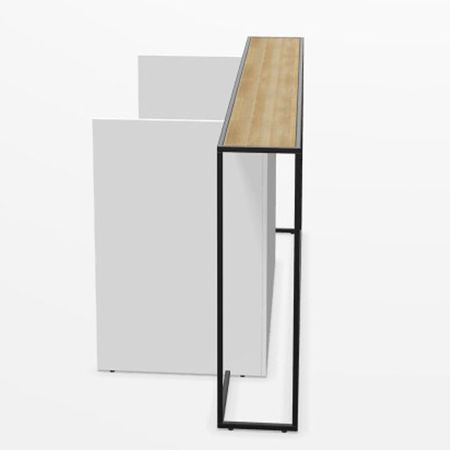 Empfangstheke Monument Amerikanische Eiche Weiss