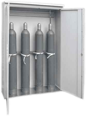 LACONT TRG-Zellen für Druckgasflaschen nach TRGS 510 in und außerhalb von Gebäuden TRG 1400