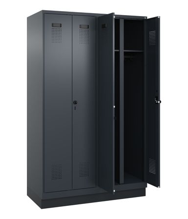 C+P Schwarz-Weiß-Spind Evolo PLUS