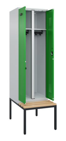 C+P Schwarz-Weiß-Spind Evolo PLUS