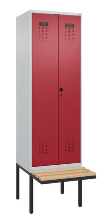 C+P Schwarz-Weiß-Spind Evolo PLUS
