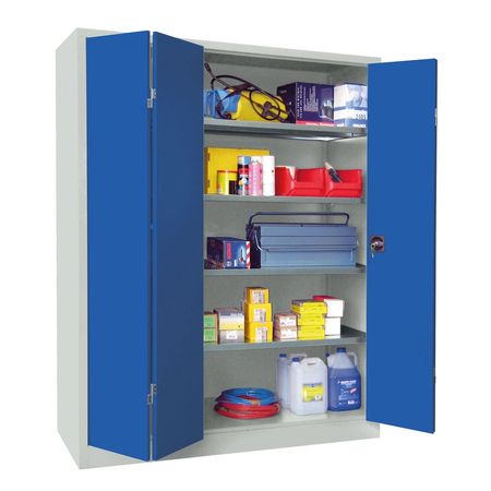 falttüren-schrank Schrank mit Falttüren falttür-schrank werkstatt- schrank Werkzeug- schrank klapptüren-schrank schwerlastschrank