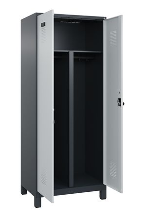 C+P PSA Schwarz-Weiß-Spind Evolo PLUS