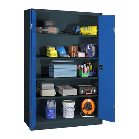 Falttürschrank Falttürenschrank Stahlschrank Werkstattschrank Werkzeugschrank Schwerlastschrank